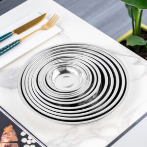 large stainless steel disc