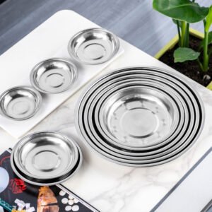 large stainless steel disc