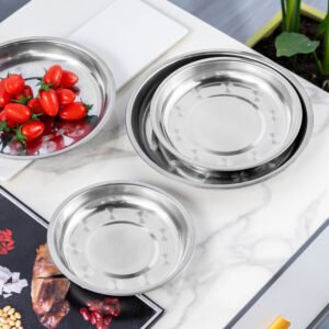 large stainless steel disc