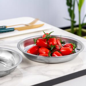 large stainless steel disc