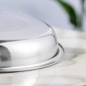 large stainless steel disc