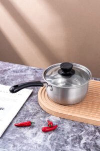 stainless steel cookware three piece set with bakelite handles
