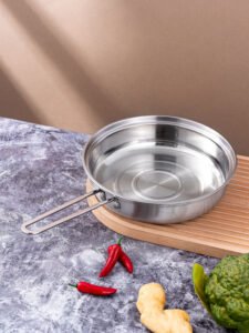 stainless steel cookware three piece set with stainless steel handle