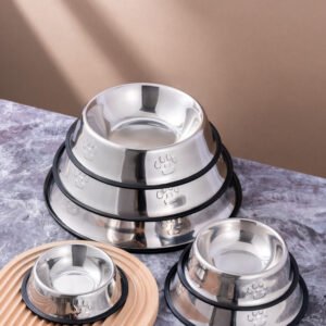 stainless steel pet bowl