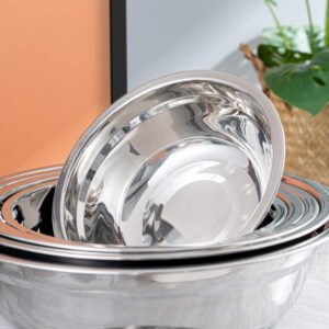 stainless steel soup bowl