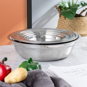stainless steel soup bowl