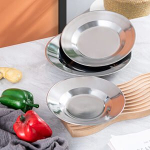 stainless steel serving tray