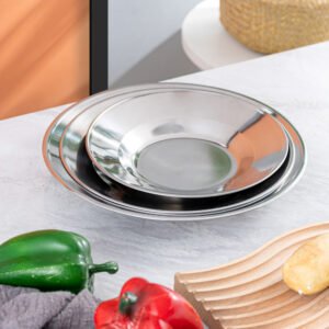 stainless steel serving tray