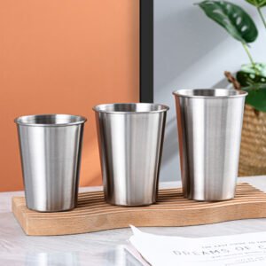 stainless steel beer mug