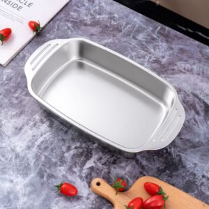 stainless steel grilling fish plate