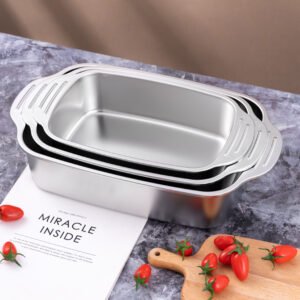 stainless steel grilling fish plate