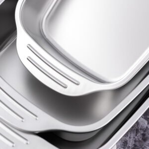 stainless steel grilling fish plate