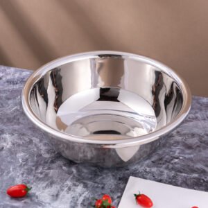 stainless steel large mixing bowl